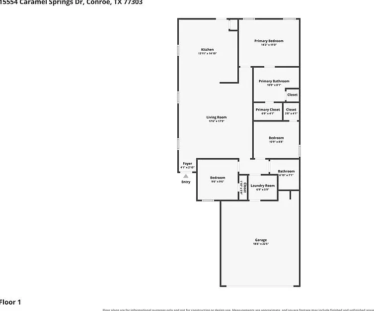 3 bed, 2.0 bath, 1306 sqft, $1,610 — Photo 2