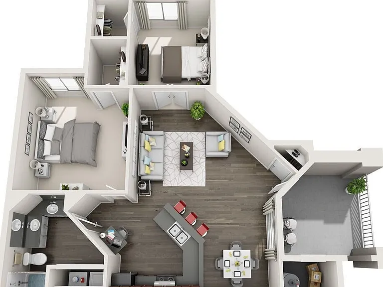 B1 floor plan The Turn