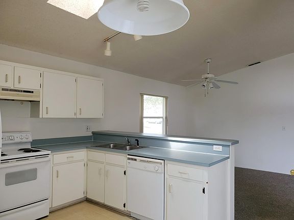 Kitchen open to dining room