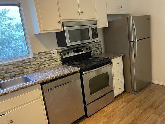 Kitchen with stainless appliances