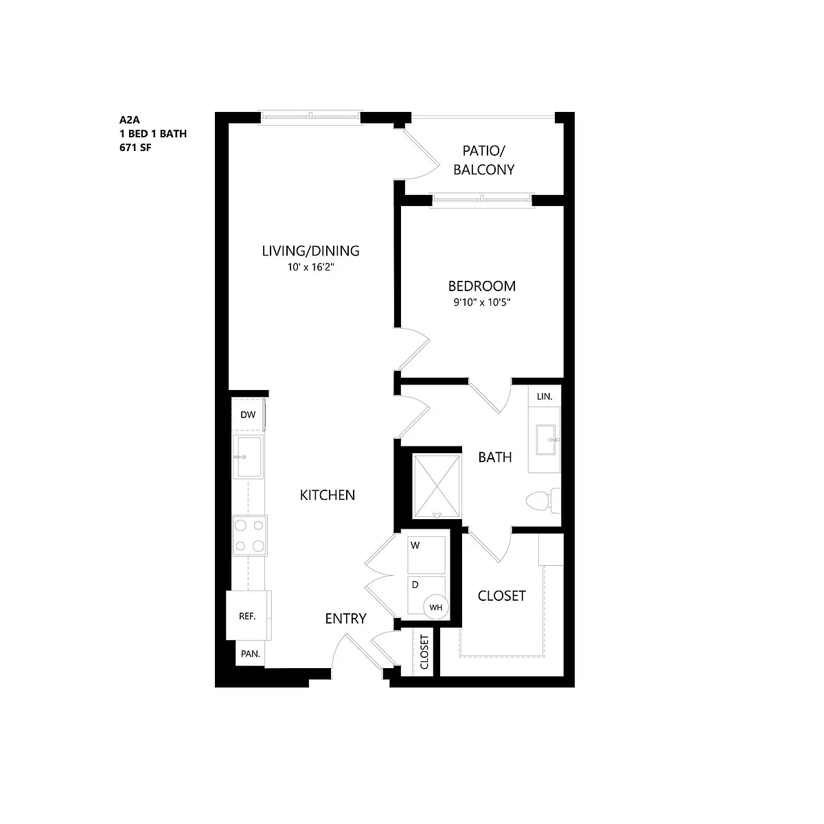 Floor plan A2A