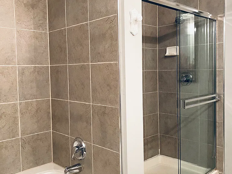 Primary bath tub and shower
