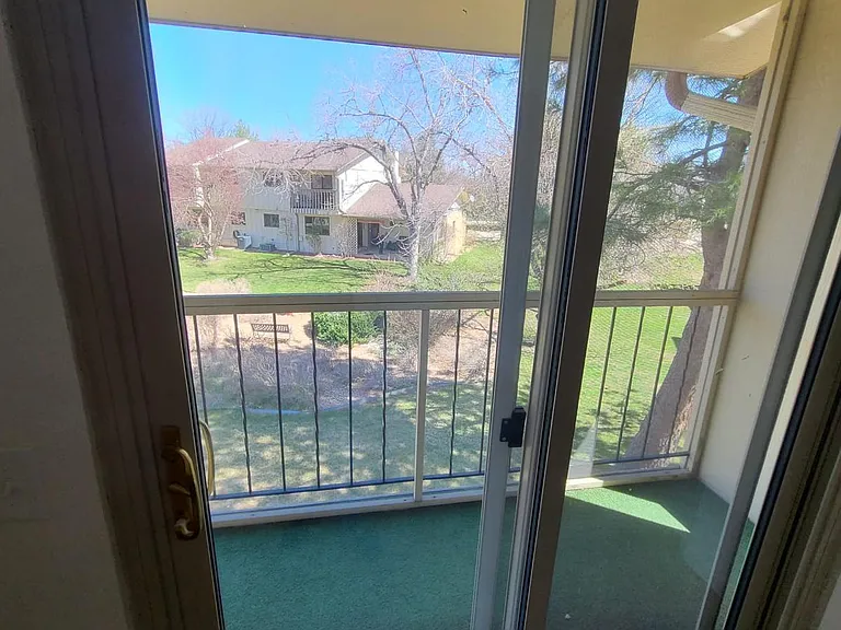 view from upstairs bedroom