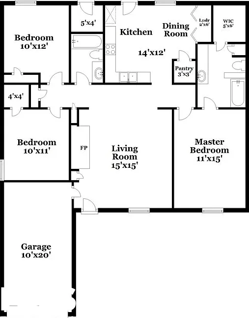 3 bed, 2.0 bath, 1242 sqft, $1,740 — Photo 2
