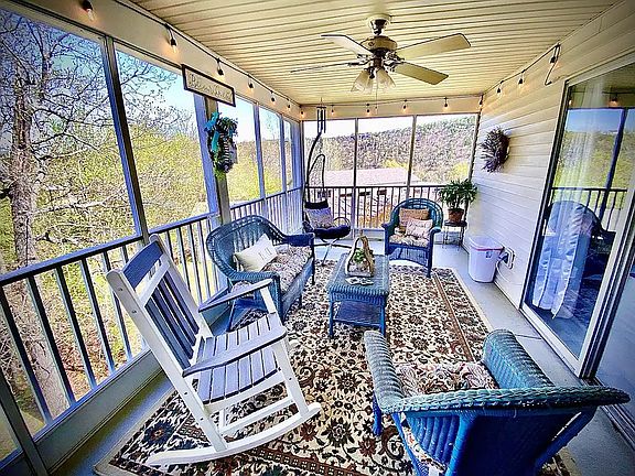 Screened in deck