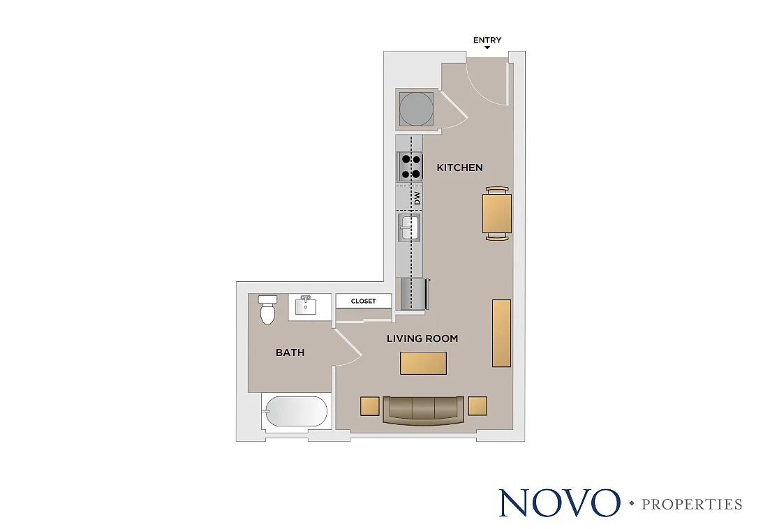 Floor plan Studio IZ
