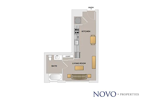 Floor plan Studio IZ