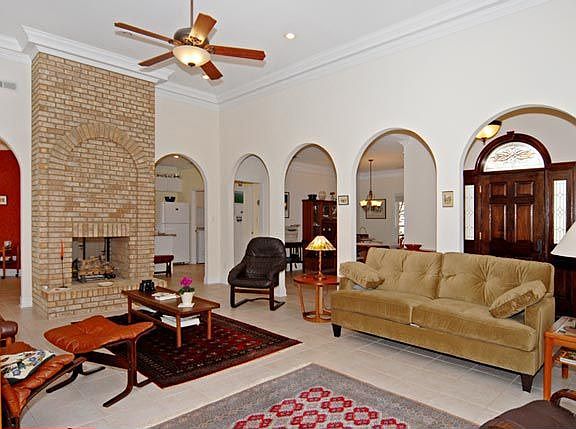 Another View showing the 2-Way Fireplace
