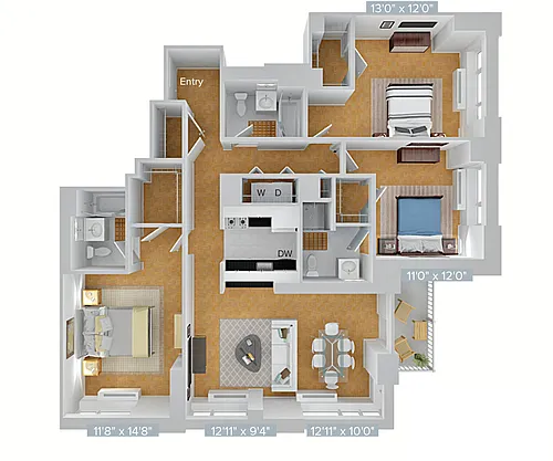 Floor plan C1-1452