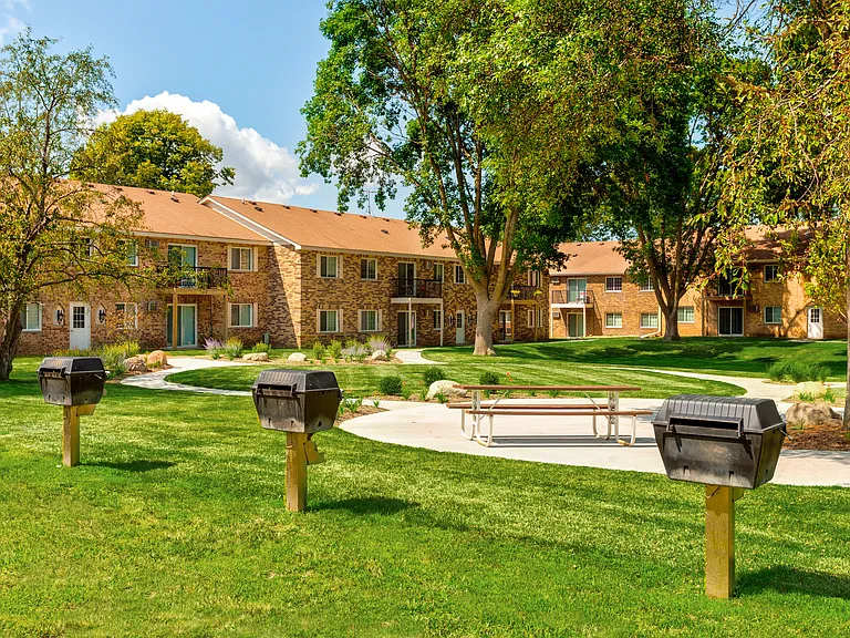 Gas Grills and Picnic Area