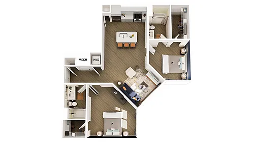 Floor plan B21