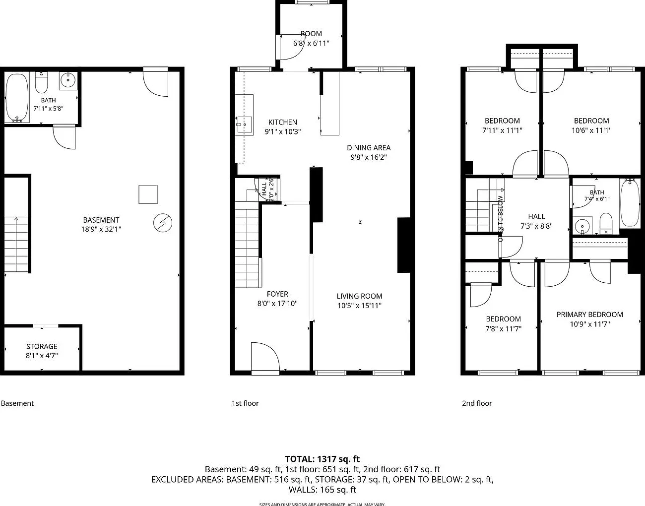 4 Bedroom 2 Bathroom in Lower Edmondson Village — Photo 2