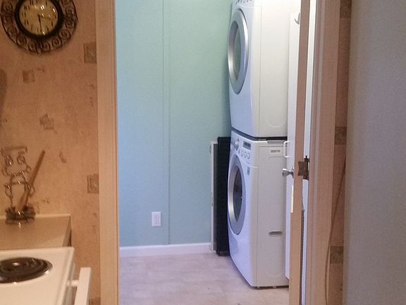 landry room leading to deck