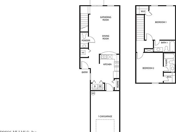 Note: "Flipped" floorplan SIMILAR to 877 Observatory Parkway floorplan.