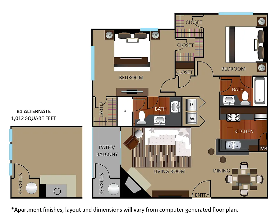 Floor plan B1