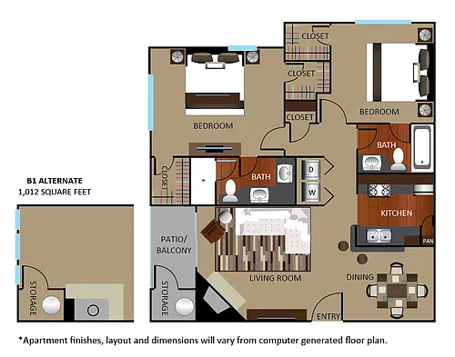 Floor plan B1R