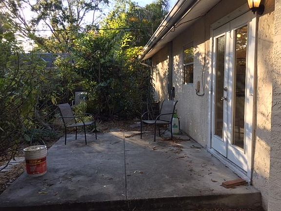 Rear patio