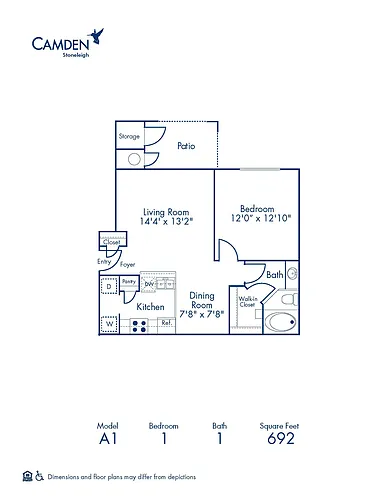 Floor plan A1