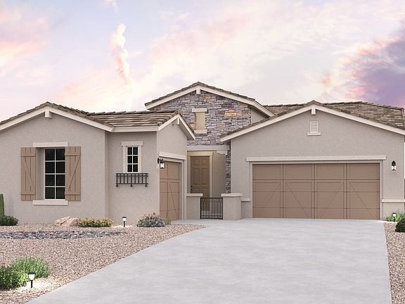 Elevation B - Ranch Hacienda