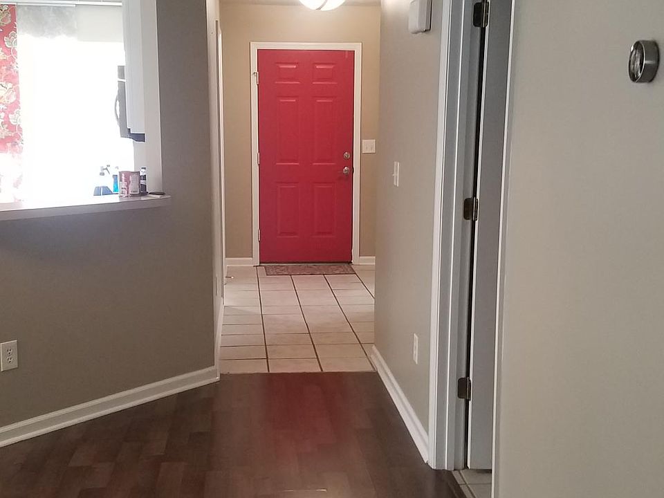 Front entry with ceramic tile
