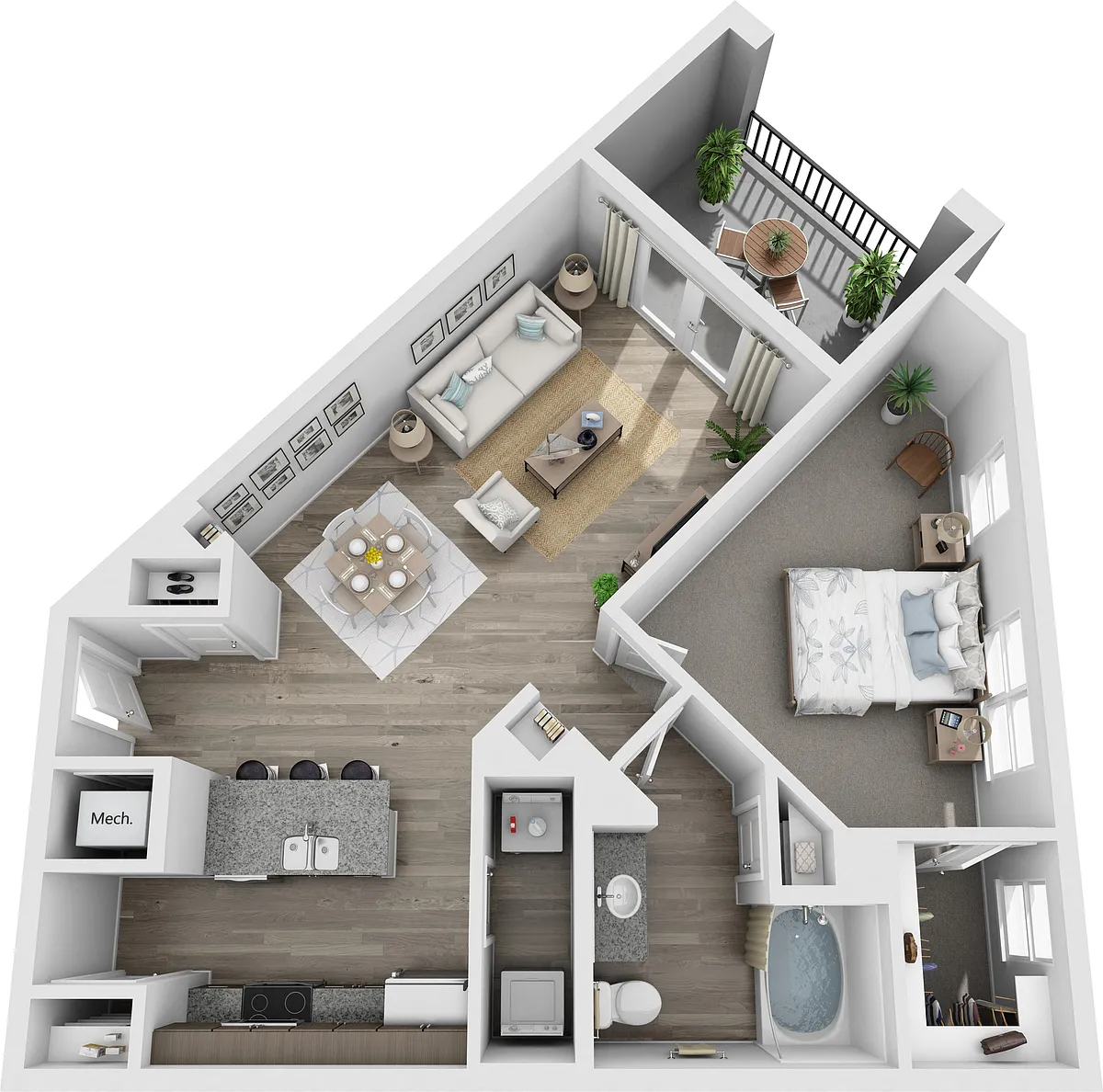 Floor plan Alcovy