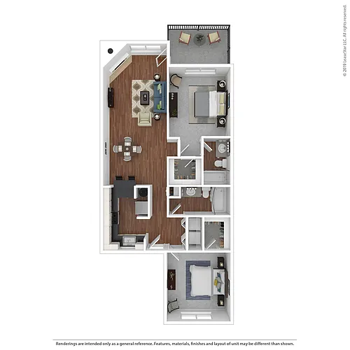 Floor plan 2x2 Eclipse