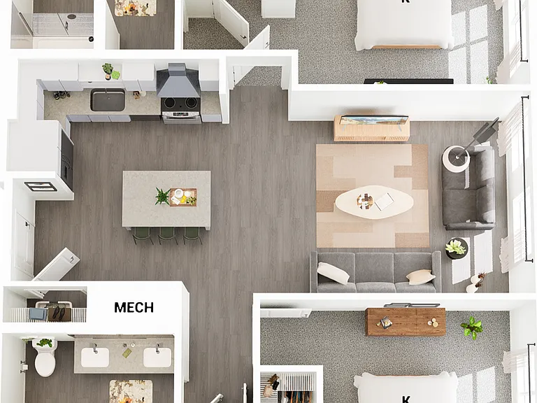 B12 floor plan The 305, A Broadstone Community