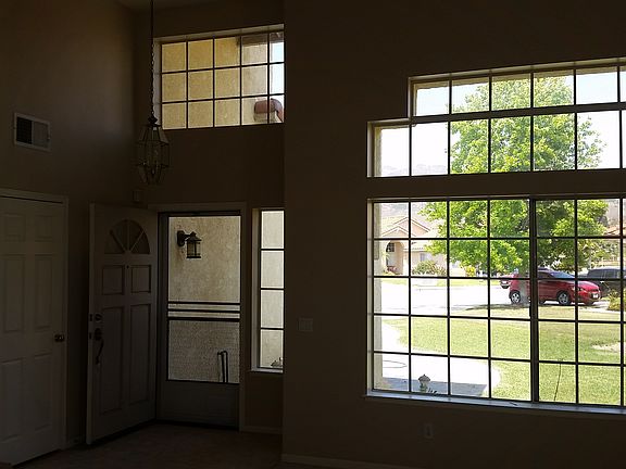 Front door, Living room