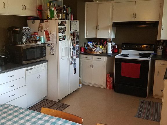 Large eat-in Kitchen with vaulted ceilings and a convenient 