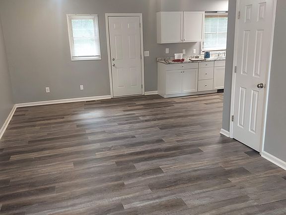 Living room and dining area