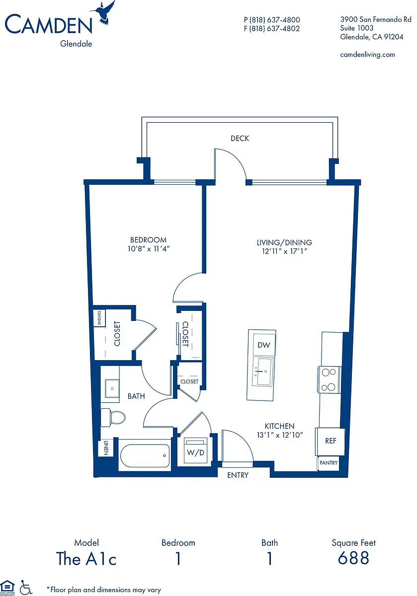 Floor plan A1c