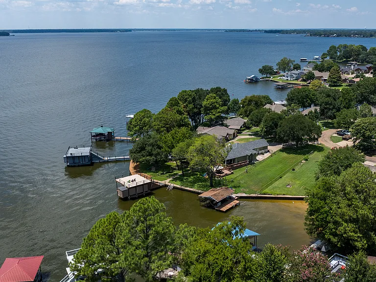 Arial view of the house.