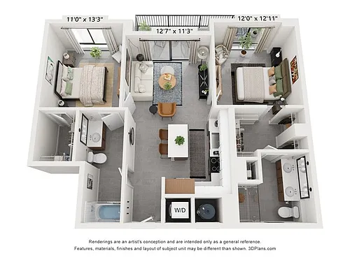 Floor plan B7