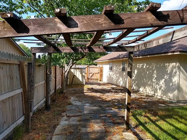 Back yard side