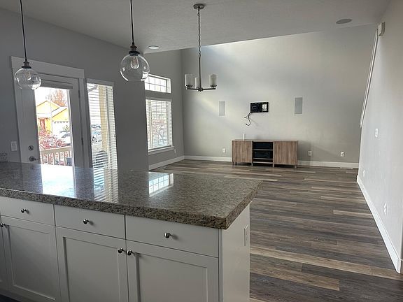 Open Living Room With 20ft Tall Ceilings