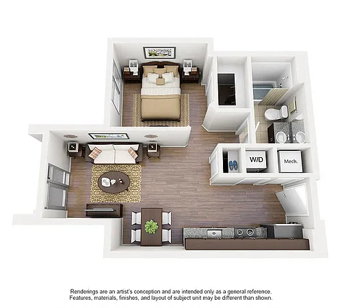 Floor plan Studio-S02