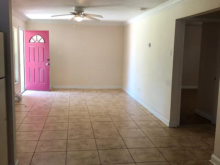 House entrance view from inside