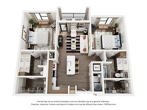 Floor plan B1