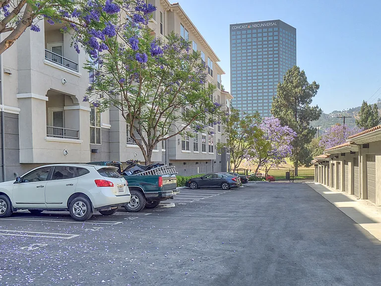 Private garages and parking available
