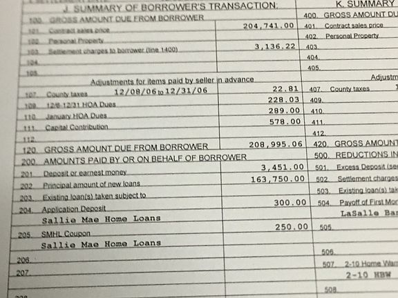 204,741.00. 2006 Settlement 