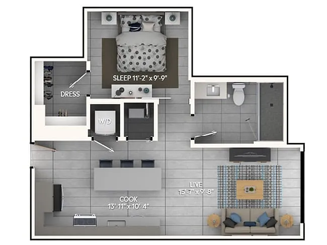 Floor plan A2b