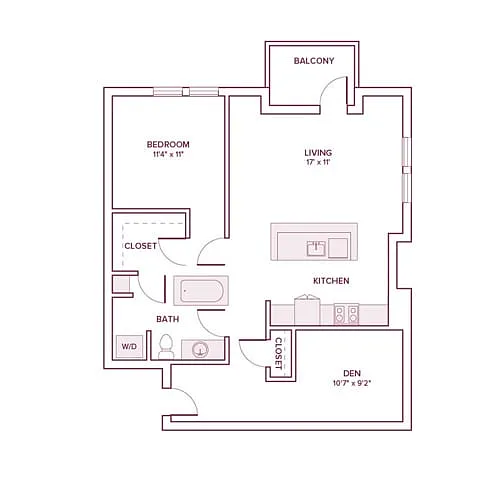 Floor plan A19D