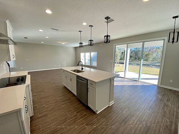 All wood tile downstairs 