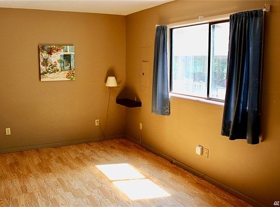 Main floor master with laminate flooring.