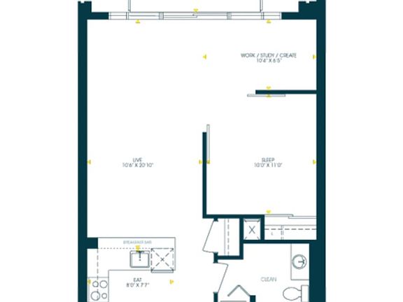 2nd image of 150 E Liberty St #517