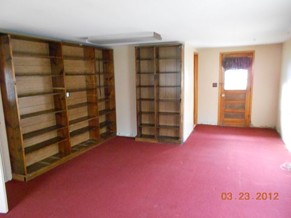 Home office, back exit