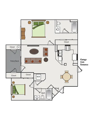 Floor plan 4B