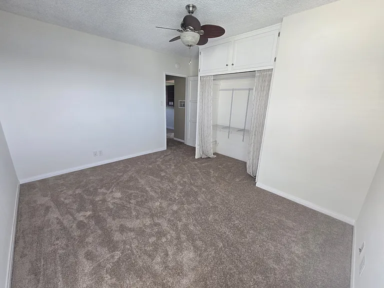 Bedroom view from corner windows