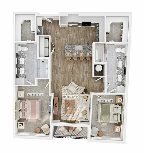 Floor plan B32