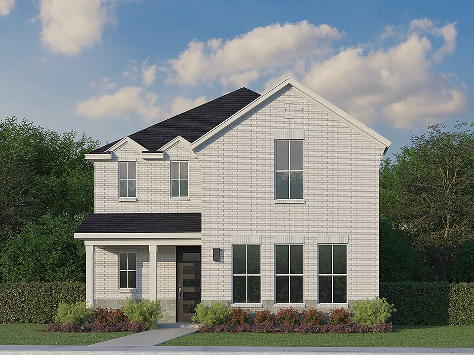 Plan 1456 Elevation B w Stone